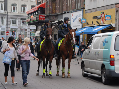 Til hest på job i København 